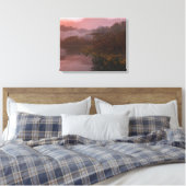 Seeufer (Morgendämmerung) Leinwanddruck (Insitu (Schlafzimmer))