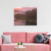 Seeufer (Morgendämmerung) Leinwanddruck (Insitu (Wohnzimmer))