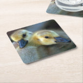 Seeufer Rechteckiger Pappuntersetzer (angewinkelt)