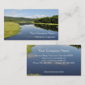 Seeufer-Sumpfgebiet-Visitenkarte Visitenkarte (Vorne/Hinten)