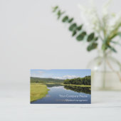 Seeufer-Sumpfgebiet-Visitenkarte Visitenkarte (Stehend Vorderseite)