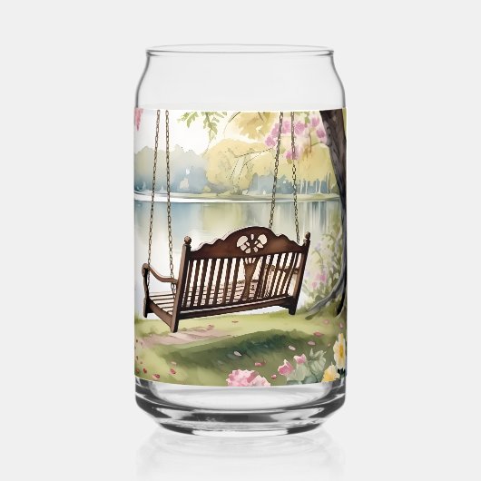 Seeufer Swing im Romantik Dosenglas (Rückseite)
