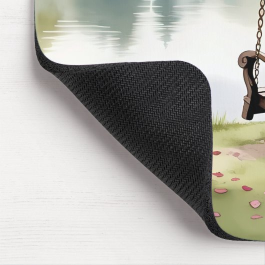 Seeufer Swing im Romantik Mousepad (Ecke)