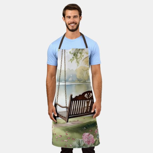 Seeufer Swing im Romantik Schürze (Getragen)