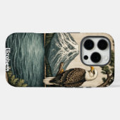 Seeufer Vigil: Adler und Gipfel Case-Mate iPhone Hülle (Rückseite (Horizontal))