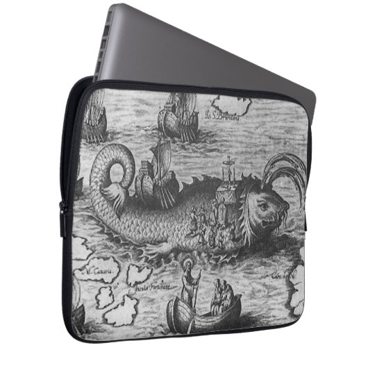 Seeungeheuer/Geschöpf/Kraken 13" Laptop-Hülse Laptopschutzhülle (Vorne Rechts)