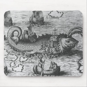 Seeungeheuer-/Geschöpf-/Kraken Mousepad