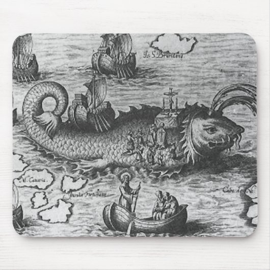 Seeungeheuer-/Geschöpf-/Kraken Mousepad (Vorne)