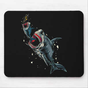 Seeungeheuer Jagd Megalodon Scuby Diver Gi Mousepad