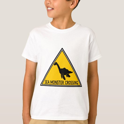 Seeungeheuer-Überfahrt-Logo T-Shirt (Vorderseite)