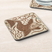 Seeungeheuer (w/c auf Papier) Untersetzer (Linke Seite)