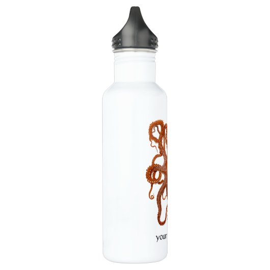 Seeungeheuerkrake - kundenspezifischer Text Trinkflasche (Links)