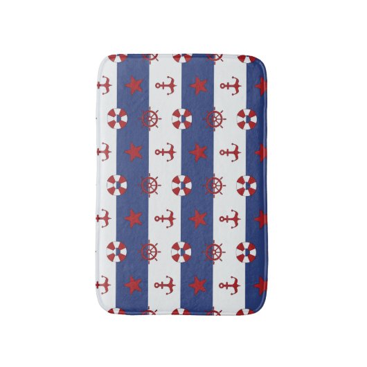 SeeUS Flagge-Muster Badematte (Vorderseite Vertikal)