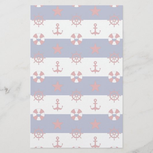 SeeUS Flagge-Muster Briefpapier (Vorderseite)