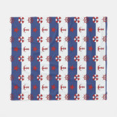 SeeUS Flagge-Muster Fleecedecke (Vorderseite (Horizontal))