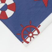 SeeUS Flagge-Muster Fleecedecke (Ecke)