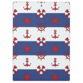 SeeUS Flagge-Muster Klemmbrett (Rückseite)