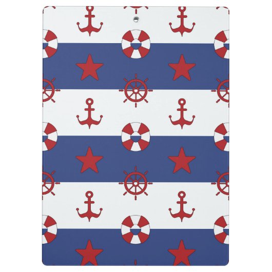 SeeUS Flagge-Muster Klemmbrett (Rückseite)