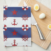 SeeUS Flagge-Muster Küchentuch (Viertel Falte)