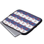 SeeUS Flagge-Muster Laptopschutzhülle (Vorne Knopf)