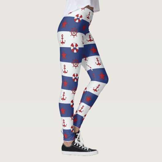 SeeUS Flagge-Muster Leggings (Rechts)