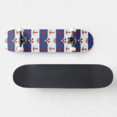 SeeUS Flagge-Muster Skateboard (Horizontal)