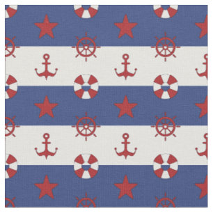 SeeUS Flagge-Muster Stoff