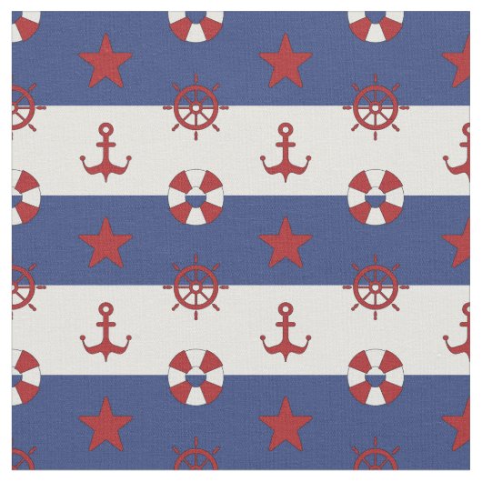 SeeUS Flagge-Muster Stoff (Nahaufnahme)