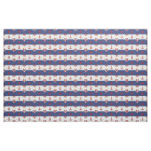 SeeUS Flagge-Muster Stoff (Fat Quarter (45,7 x 55,9 cm))