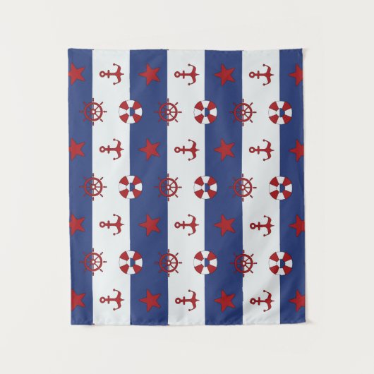 SeeUS Flagge-Muster Wandteppich (Vorderseite)