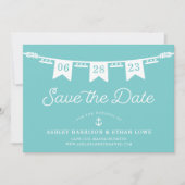 Seeverkehr | Hochzeitsangriffe Save The Date (Vorderseite)