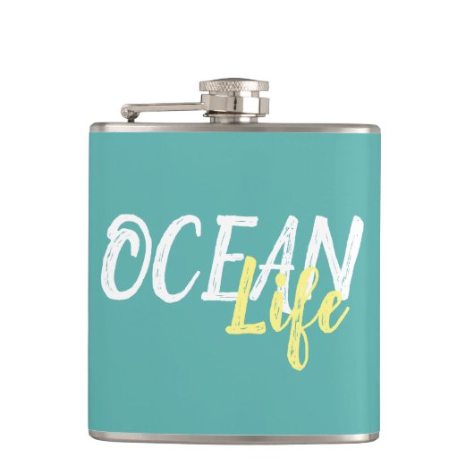 Seeverkehr - OCEAN LIFE | Flachmann (Vorderseite)