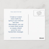 Seeverkehr Postkarte (Rückseite)