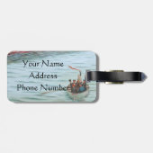 Seeversuche von Effektivwert titanisch Gepäckanhänger (Rückseite horizontal)