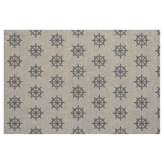SeeVintages Gewebe des schiffs-Rad-| Stoff (Fat Quarter (45,7 x 55,9 cm))