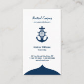 SeeVisitenkarte des blauen Ankers Visitenkarte (Vorderseite)