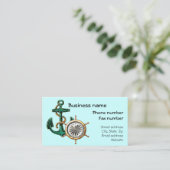 SeeVisitenkarte-Schablone Visitenkarte (Stehend Vorderseite)