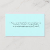 SeeVisitenkarte-Schablone Visitenkarte (Rückseite)