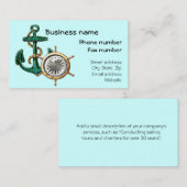 SeeVisitenkarte-Schablone Visitenkarte (Vorne/Hinten)