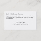 SeeVisitenkarten Visitenkarte (Rückseite)