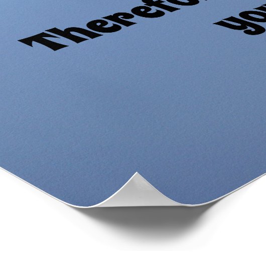 Seevögel fliegen frei in Sun Bible Scripture Poste Poster (Ecke)