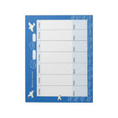 Seevögel und Meer Notizblock (Rotiert)