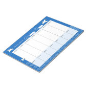 Seevögel und Meer Notizblock (angewinkelt)