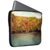 Seewald Bäume Wasser Monogramm 15" Laptop-Case Laptopschutzhülle (Vorne Rechts)