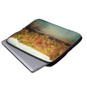 Seewald Bäume Wasser Monogramm 15" Laptop-Case Laptopschutzhülle (Vorne Knopf)