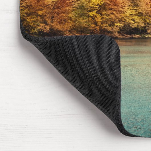 Seewald Bäume Wasser Monogramm erste Maus Pad Mousepad (Ecke)