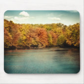 Seewald Bäume Wasser Monogramm erste Maus Pad Mousepad (Vorne)