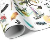 Seewaschpapier Geschenkpapier (Rolleneckpunkt)