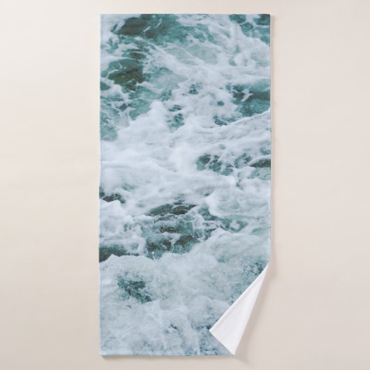 SEEWASSER AUF FOCUS FOTOGRAFIE BADEHANDTUCH (Badehandtuch)