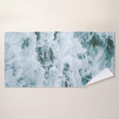 SEEWASSER AUF FOCUS FOTOGRAFIE BADEHANDTUCH (Badehandtuch)